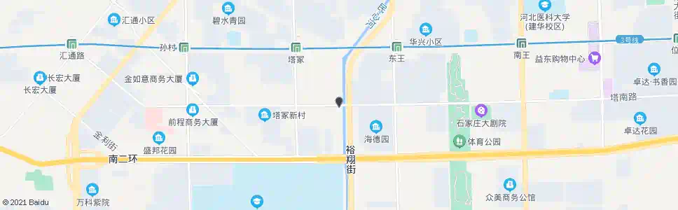 石家庄塔冢东_公交站地图_石家庄公交_妙搜公交查询2025