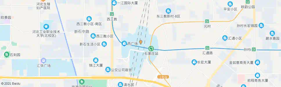 石家庄秦家庄北口_公交站地图_石家庄公交_妙搜公交查询2025