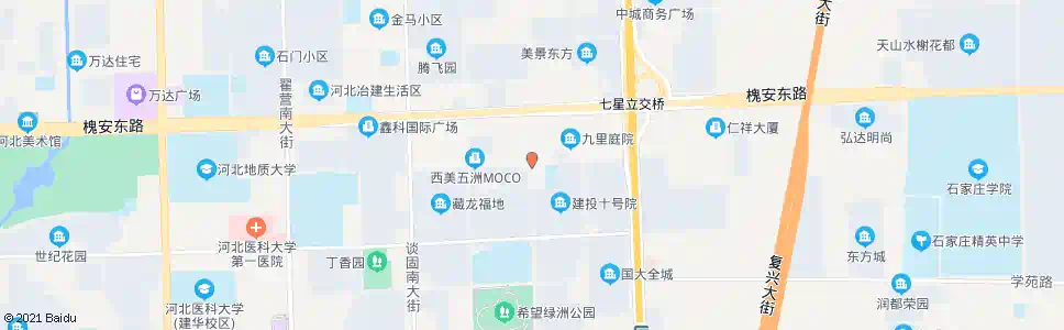 石家庄九里庭院_公交站地图_石家庄公交_妙搜公交查询2025