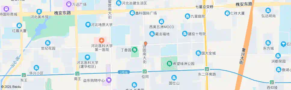 石家庄丁香园_公交站地图_石家庄公交_妙搜公交查询2025