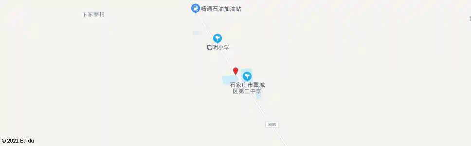 石家庄藁城二中_公交站地图_石家庄公交_妙搜公交查询2025