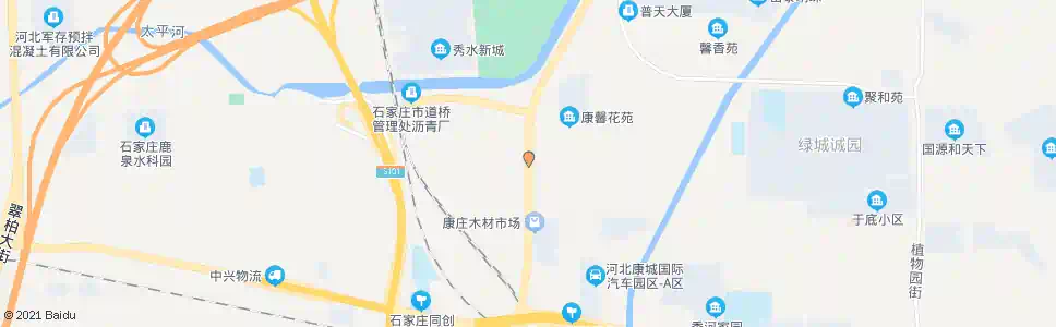 石家庄康庄村委_公交站地图_石家庄公交_妙搜公交查询2025