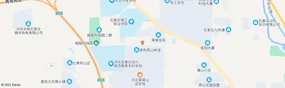 石家庄翠屏路西口(临时站)_公交站地图_石家庄公交_妙搜公交查询2025