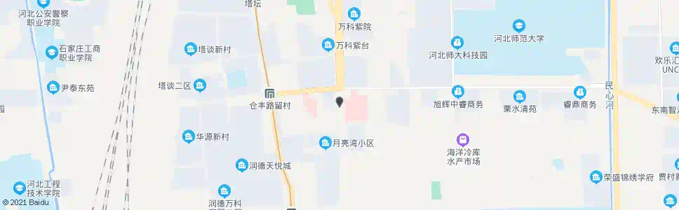 石家庄绿家小区(平安医院)_公交站地图_石家庄公交_妙搜公交查询2025