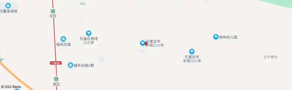 石家庄中塔口西_公交站地图_石家庄公交_妙搜公交查询2025