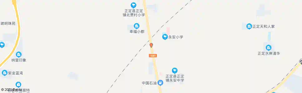 石家庄永安北_公交站地图_石家庄公交_妙搜公交查询2025