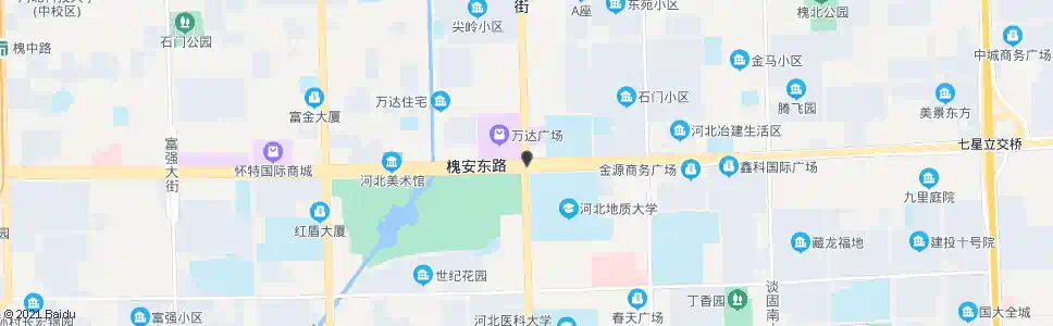 石家庄万达广场_公交站地图_石家庄公交_妙搜公交查询2025