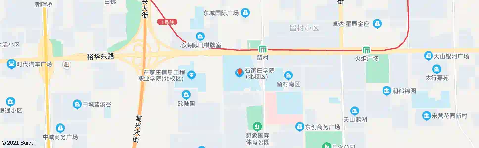 石家庄经济学校北校区_公交站地图_石家庄公交_妙搜公交查询2025