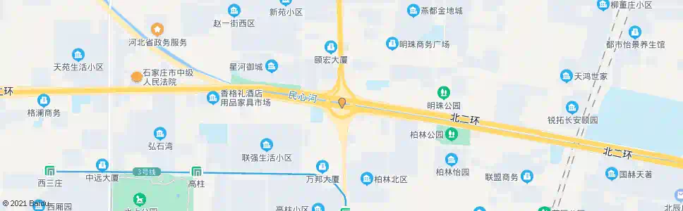 石家庄北二环中华大街口_公交站地图_石家庄公交_妙搜公交查询2025