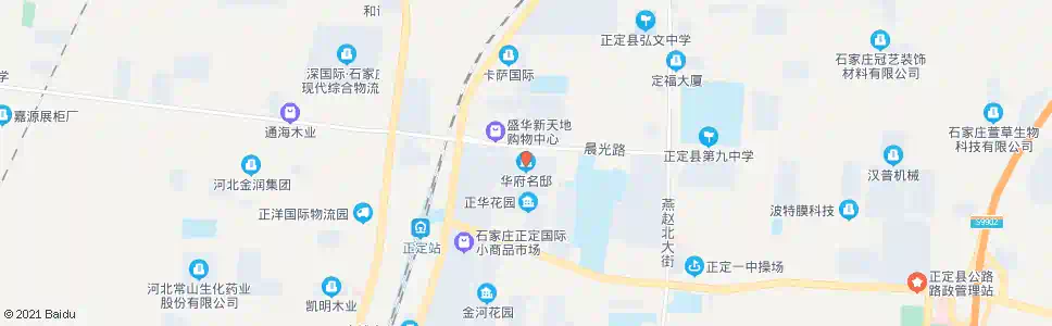 石家庄华府名邸_公交站地图_石家庄公交_妙搜公交查询2025