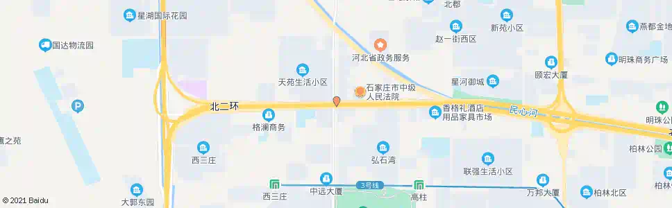 石家庄北二环友谊街口_公交站地图_石家庄公交_妙搜公交查询2025