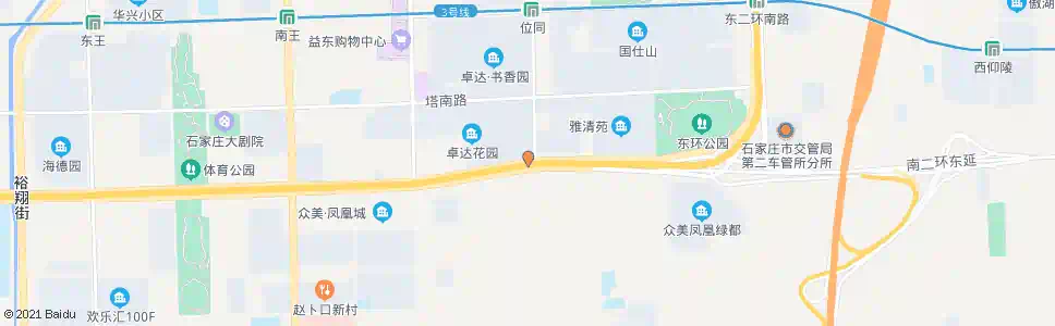 石家庄南二环谈固南大街_公交站地图_石家庄公交_妙搜公交查询2025