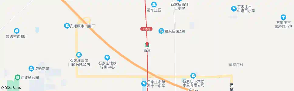 石家庄西庄(石丰路)_公交站地图_石家庄公交_妙搜公交查询2025