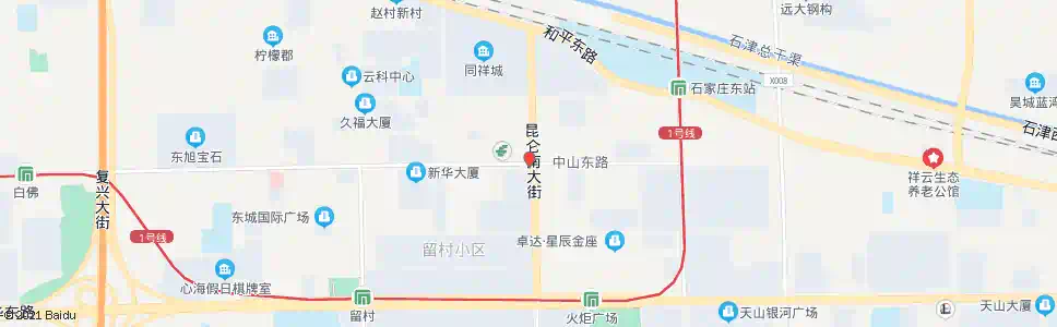 石家庄开发区管委会北院_公交站地图_石家庄公交_妙搜公交查询2025