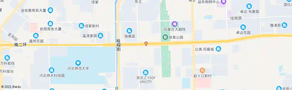 石家庄南二环体育街口_公交站地图_石家庄公交_妙搜公交查询2025