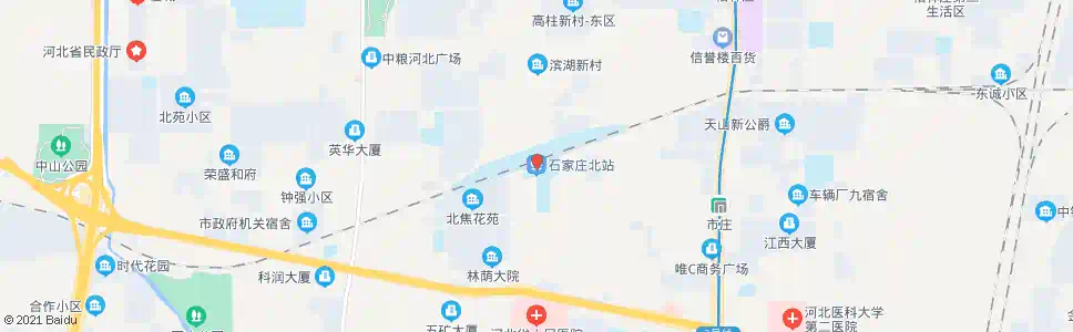 石家庄方北_公交站地图_石家庄公交_妙搜公交查询2025