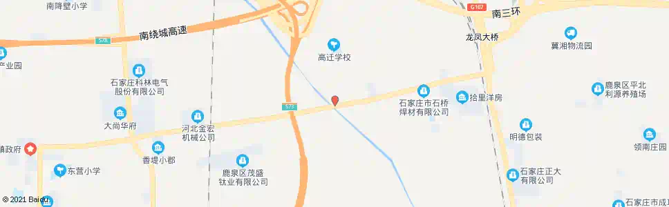 石家庄高迁西街_公交站地图_石家庄公交_妙搜公交查询2025