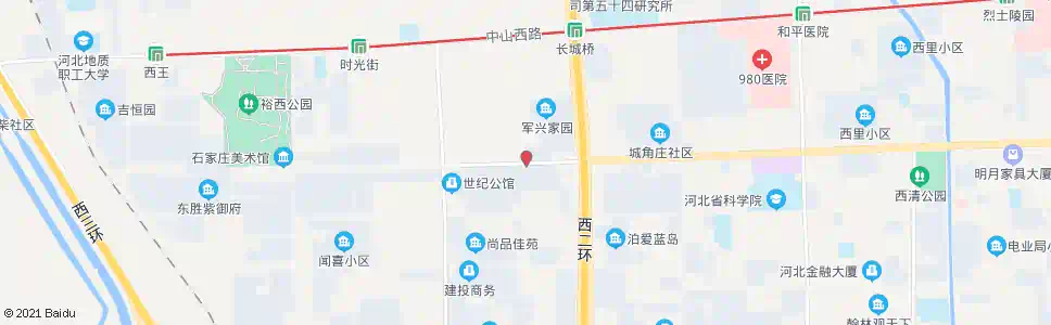 石家庄经济报社_公交站地图_石家庄公交_妙搜公交查询2025