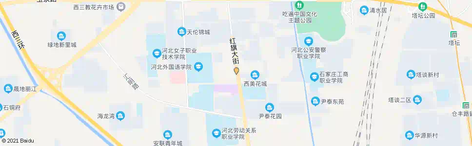 石家庄城市学院北院_公交站地图_石家庄公交_妙搜公交查询2025