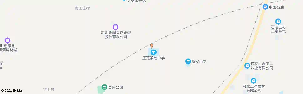 石家庄正定七中_公交站地图_石家庄公交_妙搜公交查询2025