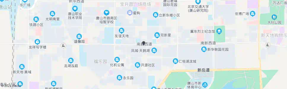 唐山南新道大里路口_公交站地图_唐山公交_妙搜公交查询2025