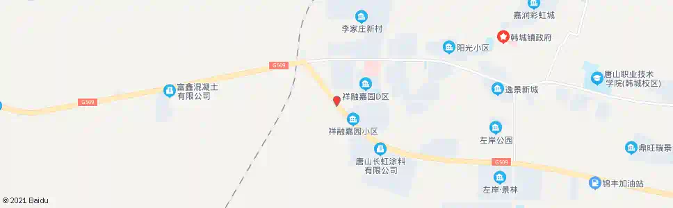 唐山西韩庄_公交站地图_唐山公交_妙搜公交查询2025