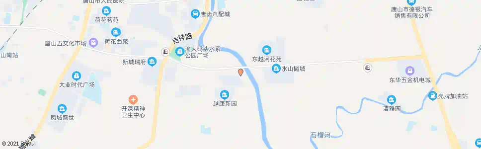 唐山西越河村_公交站地图_唐山公交_妙搜公交查询2025