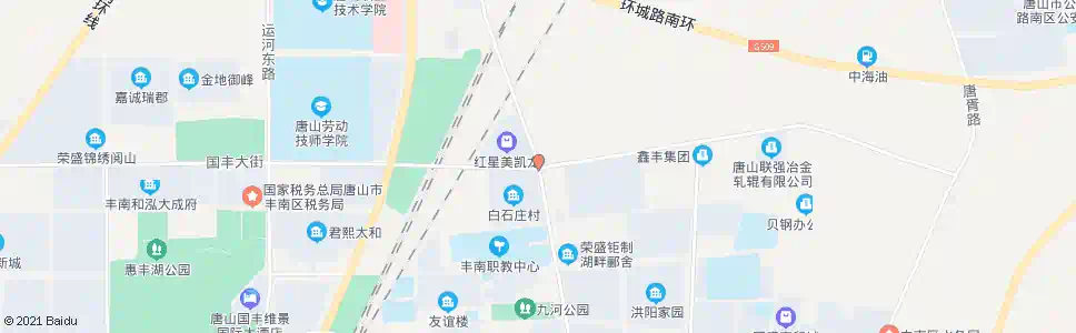 唐山国丰街口_公交站地图_唐山公交_妙搜公交查询2025