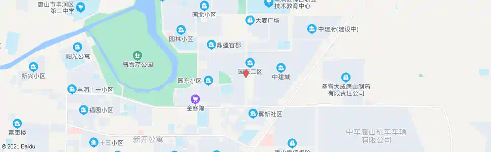 唐山21小区东口_公交站地图_唐山公交_妙搜公交查询2025