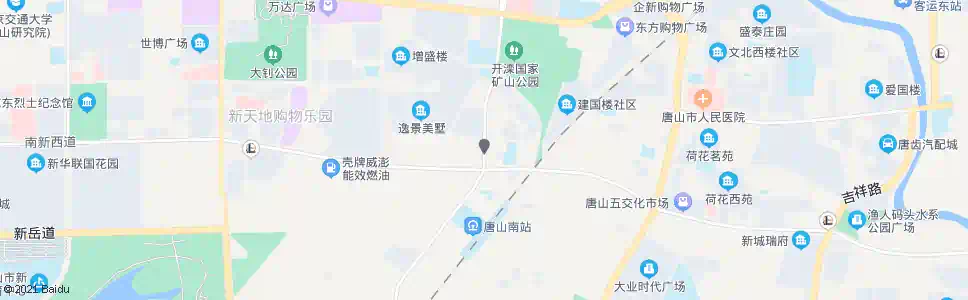 唐山车站路人民道口_公交站地图_唐山公交_妙搜公交查询2025