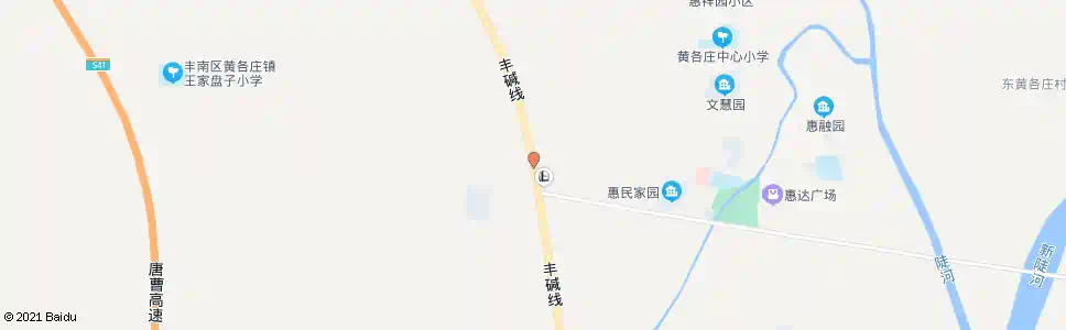 唐山黄各庄村口_公交站地图_唐山公交_妙搜公交查询2025