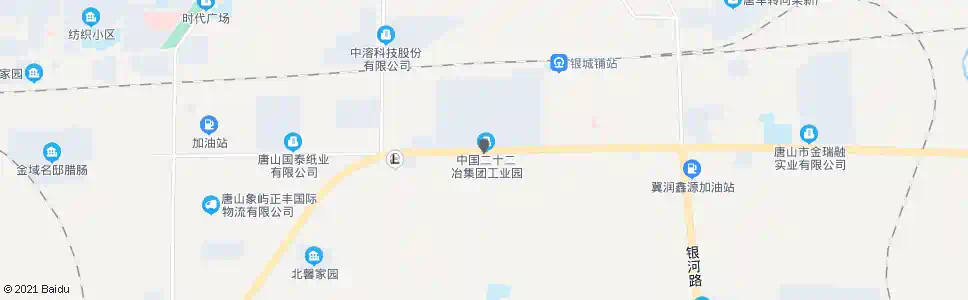 唐山二十二冶_公交站地图_唐山公交_妙搜公交查询2025
