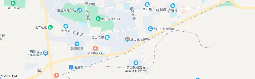 唐山晟冶新城_公交站地图_唐山公交_妙搜公交查询2025
