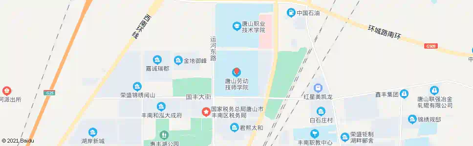 唐山劳动技师学校_公交站地图_唐山公交_妙搜公交查询2025