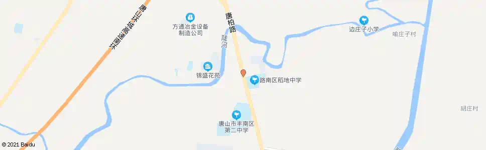 唐山稻地镇中学_公交站地图_唐山公交_妙搜公交查询2025