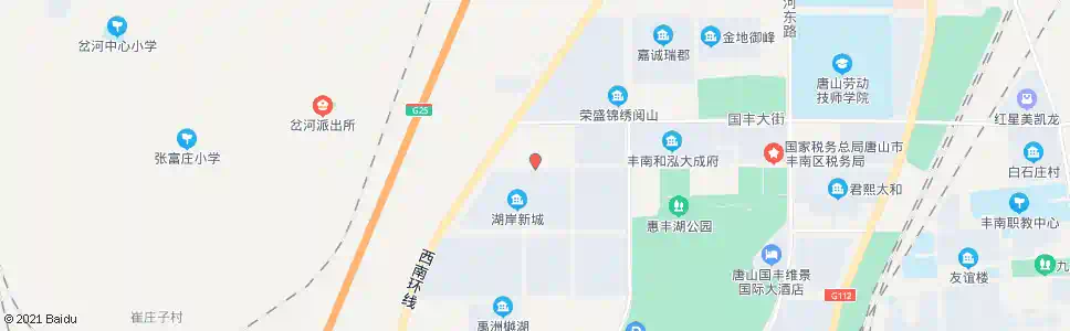 唐山湖岸新城_公交站地图_唐山公交_妙搜公交查询2025