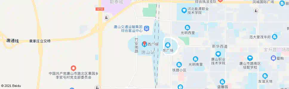 唐山住有西路_公交站地图_唐山公交_妙搜公交查询2025