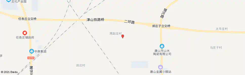 唐山周赵庄东_公交站地图_唐山公交_妙搜公交查询2025