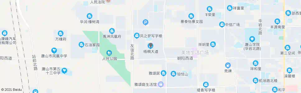 唐山梧桐大道_公交站地图_唐山公交_妙搜公交查询2025