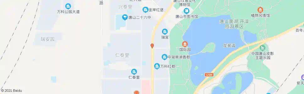 唐山学院路仁泰道口_公交站地图_唐山公交_妙搜公交查询2025