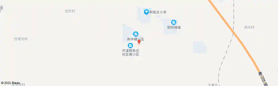 唐山荆各庄医院_公交站地图_唐山公交_妙搜公交查询2025