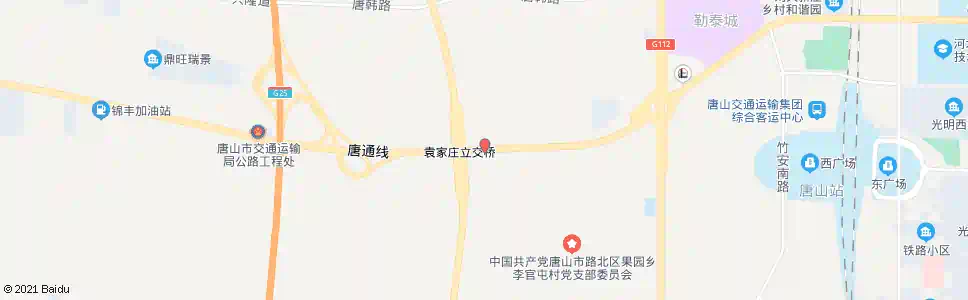 唐山袁家庄_公交站地图_唐山公交_妙搜公交查询2025