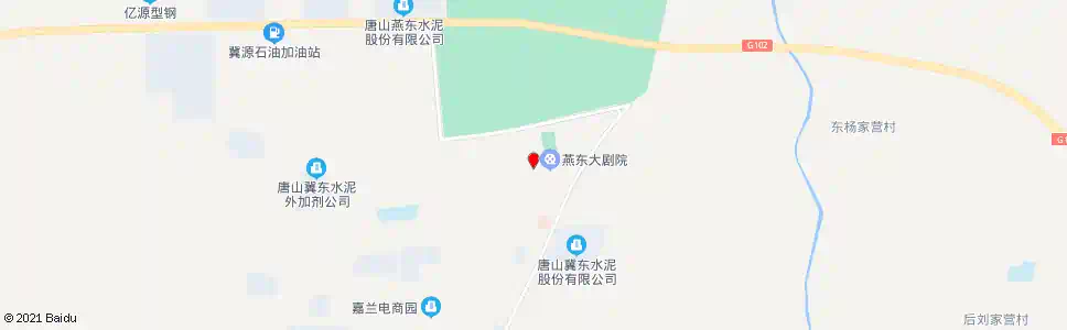 唐山西杨家营北口_公交站地图_唐山公交_妙搜公交查询2025