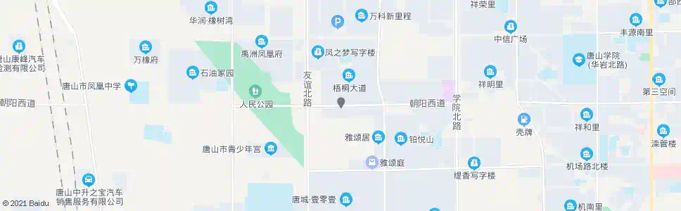 唐山梧桐苑_公交站地图_唐山公交_妙搜公交查询2025