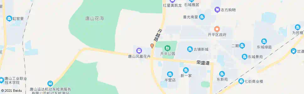 唐山凤凰花卉停车场_公交站地图_唐山公交_妙搜公交查询2025