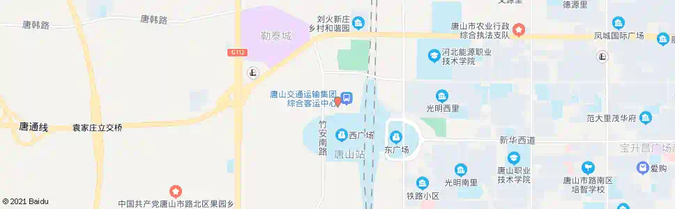 唐山西菜地_公交站地图_唐山公交_妙搜公交查询2025