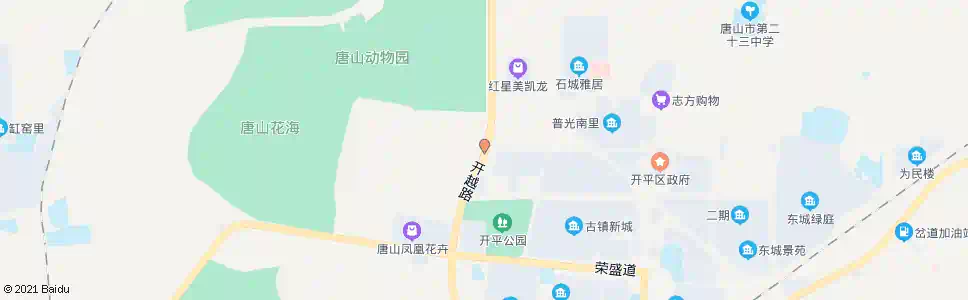 唐山开越路南环路口_公交站地图_唐山公交_妙搜公交查询2025
