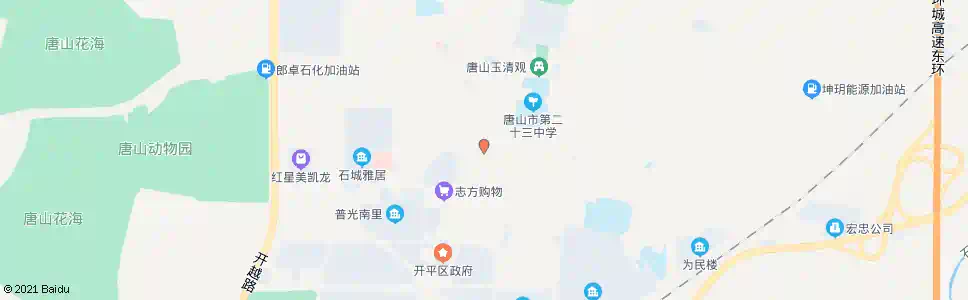 唐山开平五街_公交站地图_唐山公交_妙搜公交查询2025