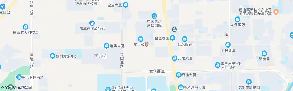 唐山华岩路荣华道口_公交站地图_唐山公交_妙搜公交查询2025