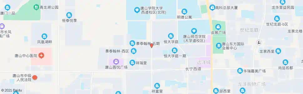 唐山景泰翰林_公交站地图_唐山公交_妙搜公交查询2025